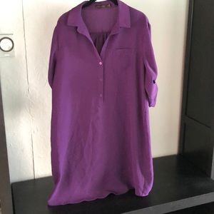 Purple The Limited shift dress